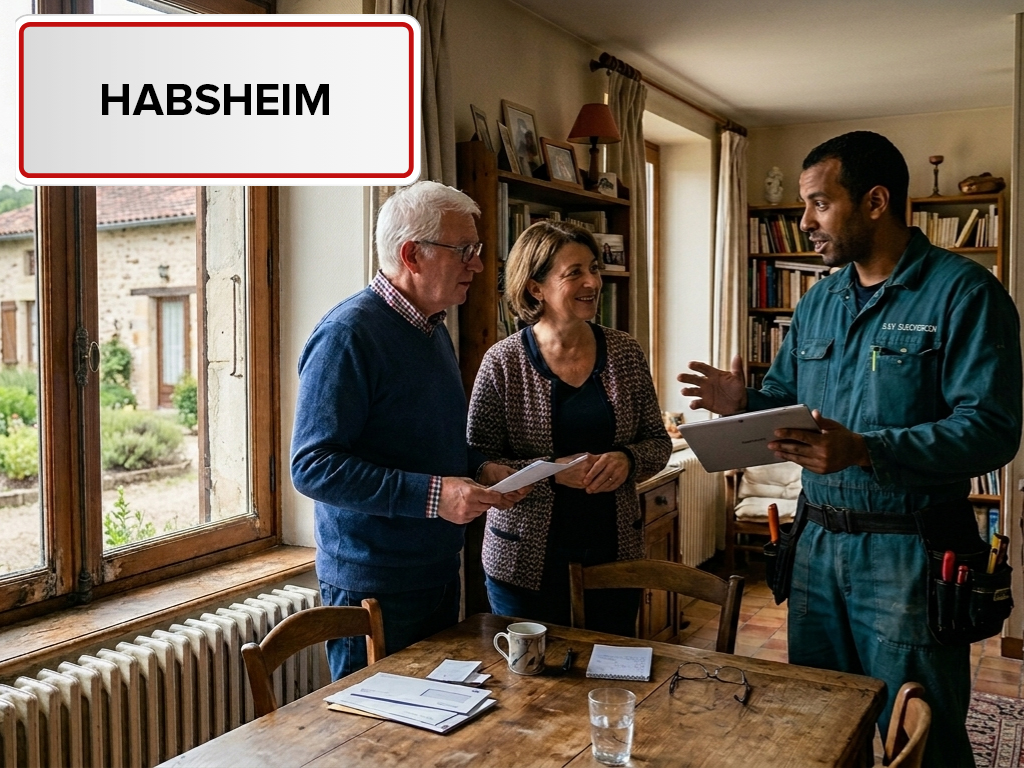 Installation de pompe à chaleur à Habsheim (68440) dans le Haut-Rhin